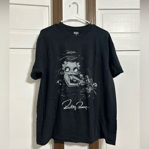 Betty Boop Black Short Sleeve Tee